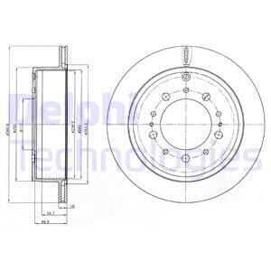 Тормозные диски DELPHI BG4275