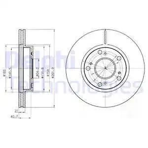 Тормозные диски DELPHI BG4294