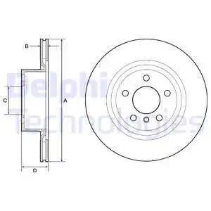 Тормозные диски DELPHI BG4644C