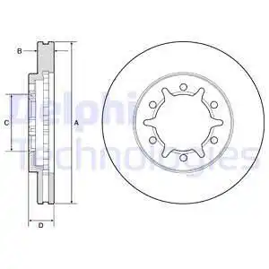 Тормозные диски DELPHI BG4795C