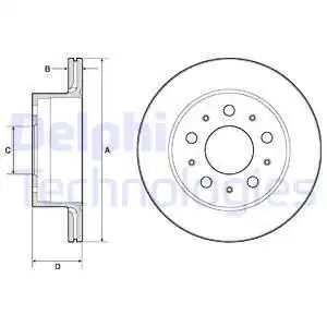 BG4796C DELPHI тормозные диски