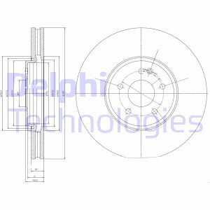 тормозные диски DELPHI BG9020