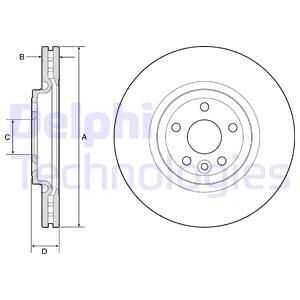 тормозные диски DELPHI BG9177C