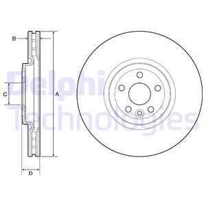 тормозные диски DELPHI BG9178C