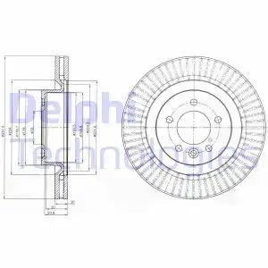 тормозные диски DELPHI BG9926