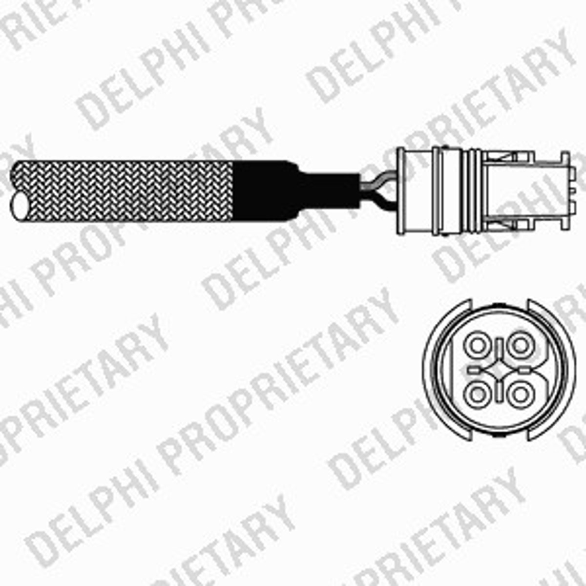 Лямбда-зонд DELPHI ES10580-12B1