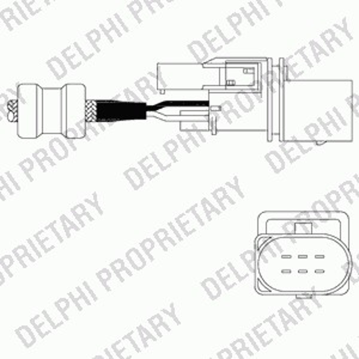Лямбда-зонд DELPHI ES10921-12B1