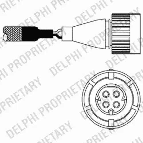 Датчик давления наддува во впускном коллекторе DELPHI ES10984-12B1