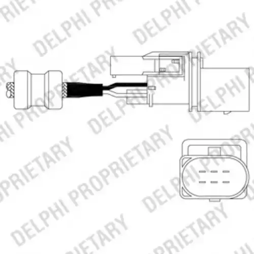 ES11014-12B1 DELPHI Датчик давления наддува во впускном коллекторе