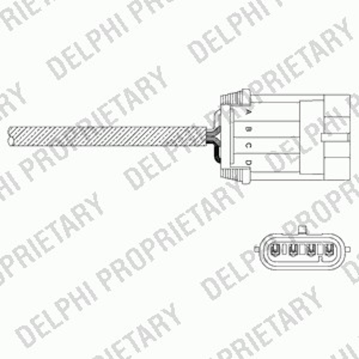 Лямбда-зонд DELPHI ES11050-12B1