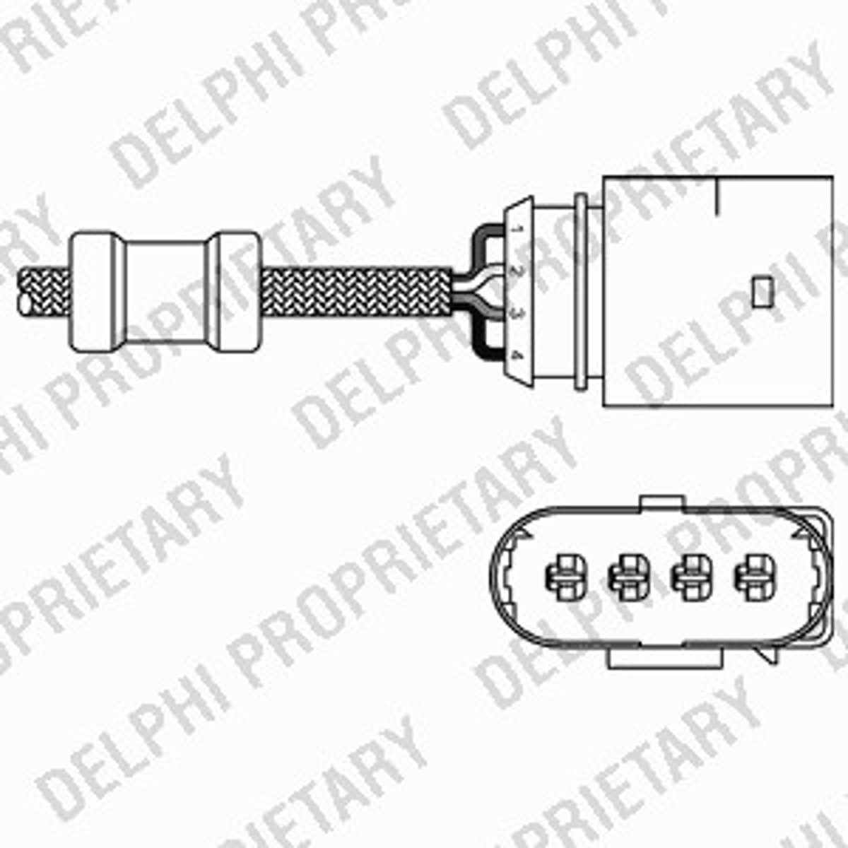 Датчик давления наддува во впускном коллекторе DELPHI ES2016612B1