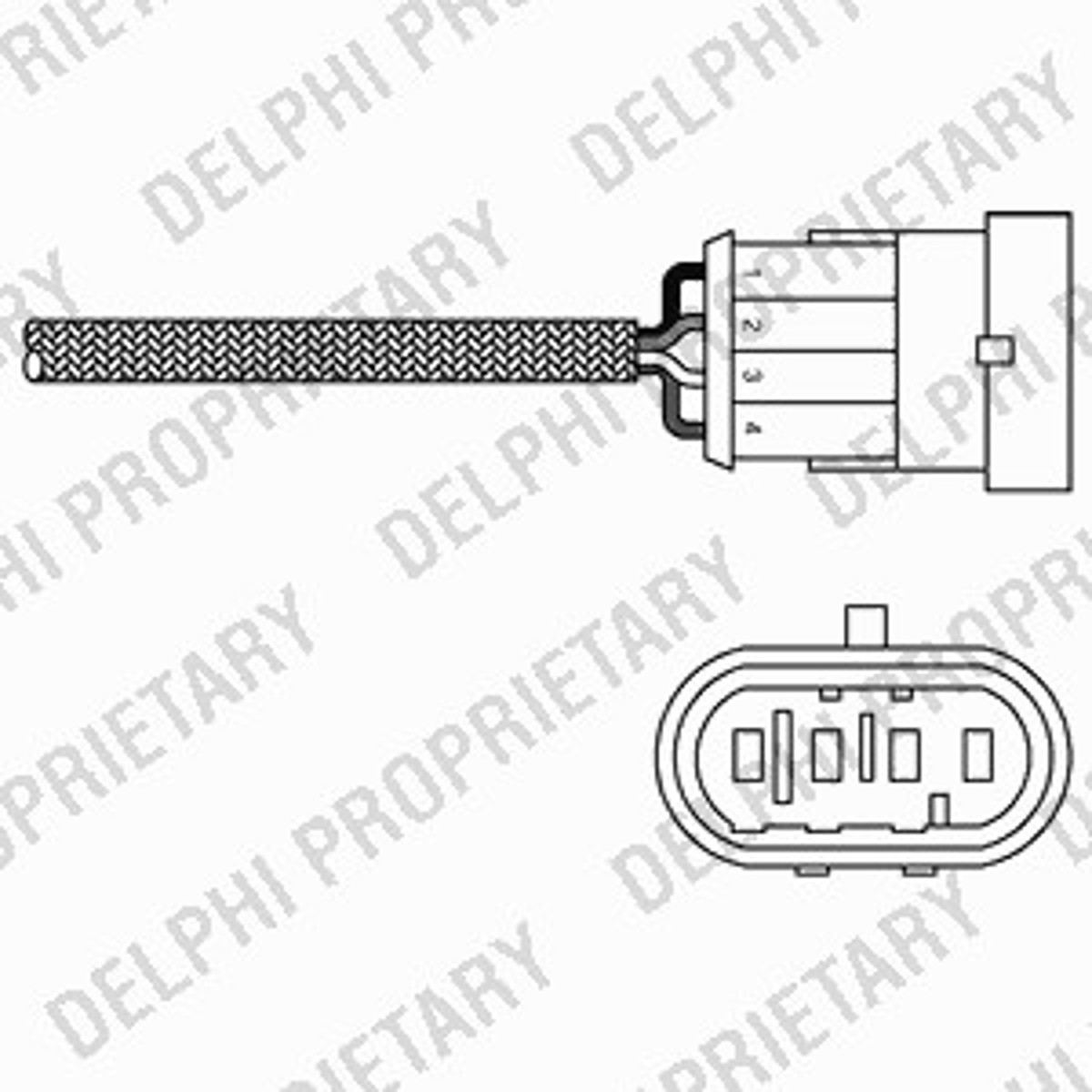 Лямбда-зонд DELPHI ES20263-12B1