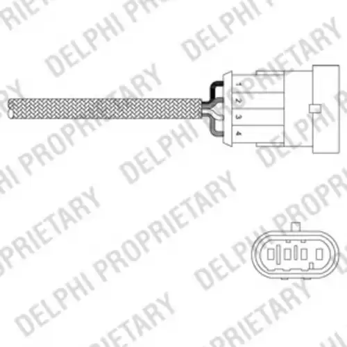 Датчик давления наддува во впускном коллекторе DELPHI ES20276-12B1