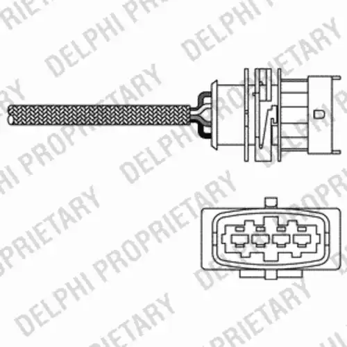 Датчик давления наддува во впускном коллекторе DELPHI ES2029112B1