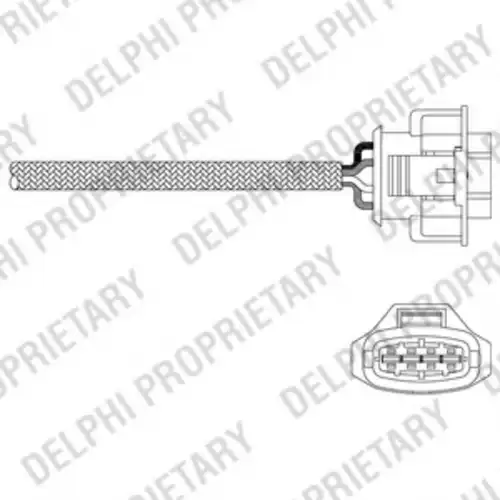 Датчик давления наддува во впускном коллекторе DELPHI ES20339-12B1