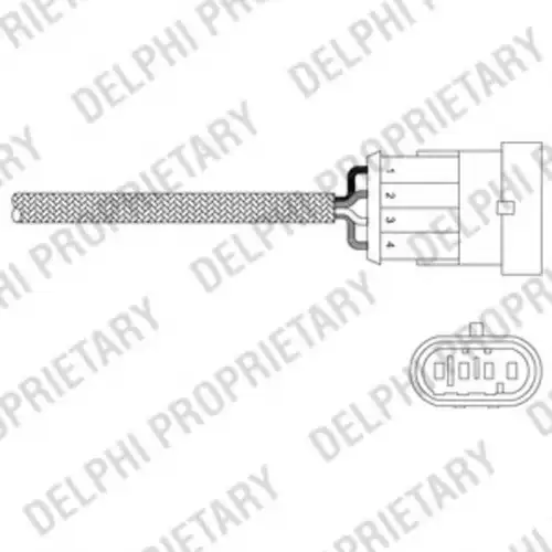 Датчик давления наддува во впускном коллекторе DELPHI ES20344-12B1