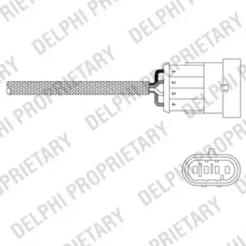 Датчик давления наддува во впускном коллекторе DELPHI ES20345-12B1