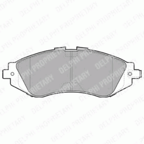 LP1304 DELPHI Тормозные колодки