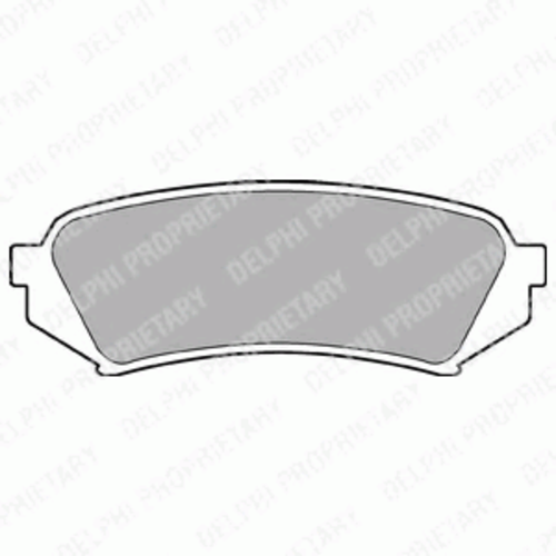 Тормозные колодки DELPHI LP1438