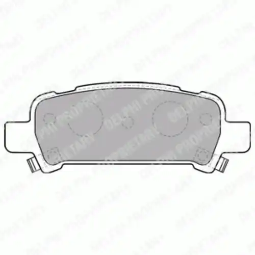 Тормозные колодки DELPHI LP1509