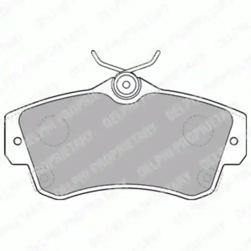Тормозные колодки DELPHI LP1522