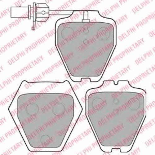 LP1703 DELPHI Тормозные колодки