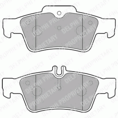 Тормозные колодки DELPHI LP1868