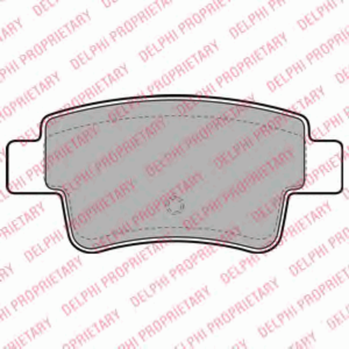 Тормозные колодки DELPHI LP2055