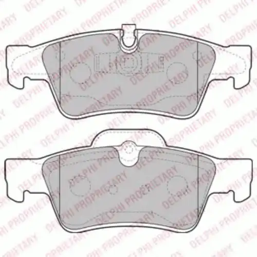 Тормозные колодки DELPHI LP2124