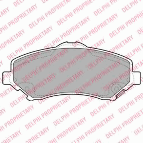Тормозные колодки DELPHI LP2143