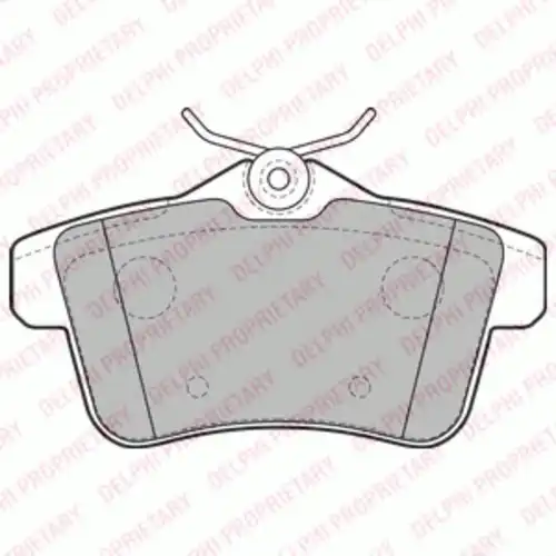 Тормозные колодки DELPHI LP2180