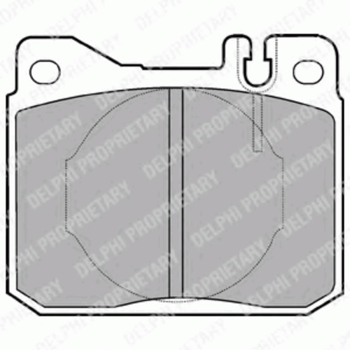 Тормозные колодки DELPHI LP221