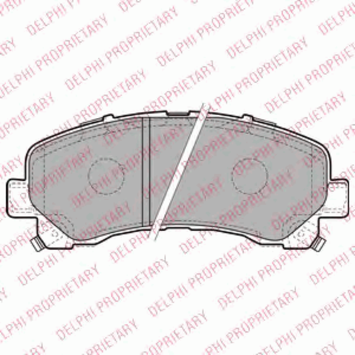 Тормозные колодки DELPHI LP2229