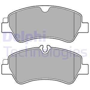 LP2662 DELPHI колодки дисковые з.