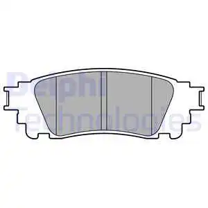 Тормозные колодки DELPHI LP3171