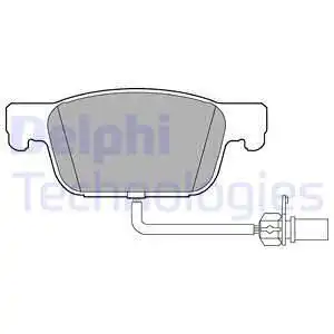 Тормозные колодки DELPHI LP3219