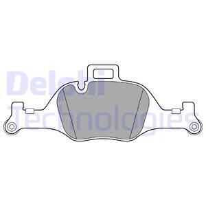 Тормозные колодки дисковые DELPHI LP3299