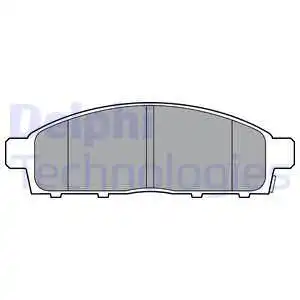 Колодки тормозные дисковые комплект DELPHI LP3313