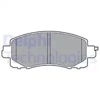 Колодки тормозные дисковые комплект DELPHI LP3411