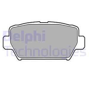 Колодки тормозные задние DELPHI LP3433