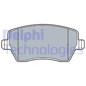 Тормозные колодки дисковые DELPHI LP3551