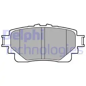 Колодки тормозные дисковые комплект DELPHI LP3599
