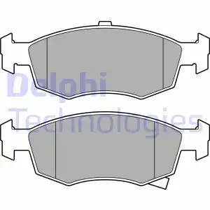 Колодки тормозные дисковые комплект DELPHI LP3668