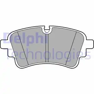 Колодки тормозные дисковые комплект DELPHI LP3670