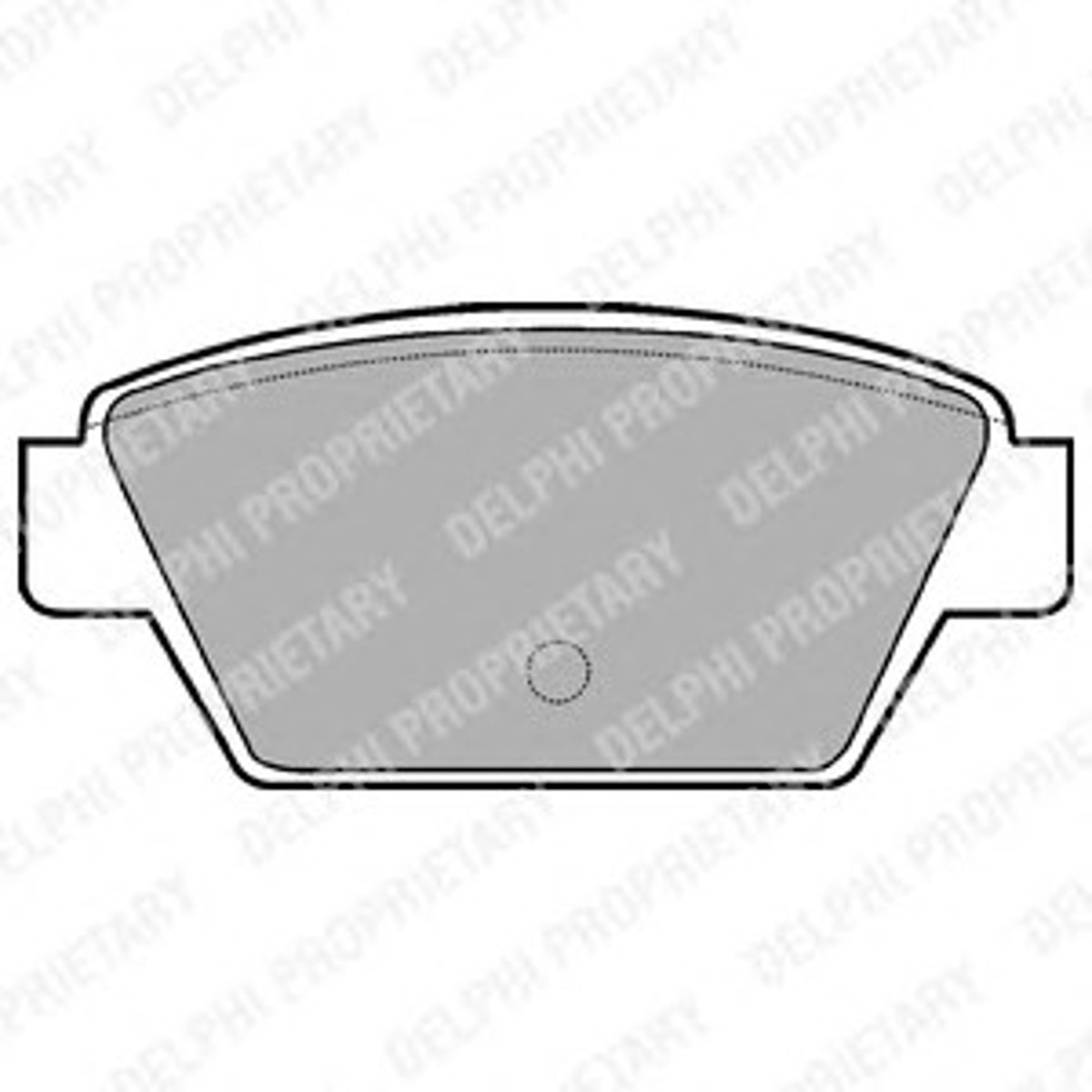 Колодки тормозные дисковые DELPHI LP533
