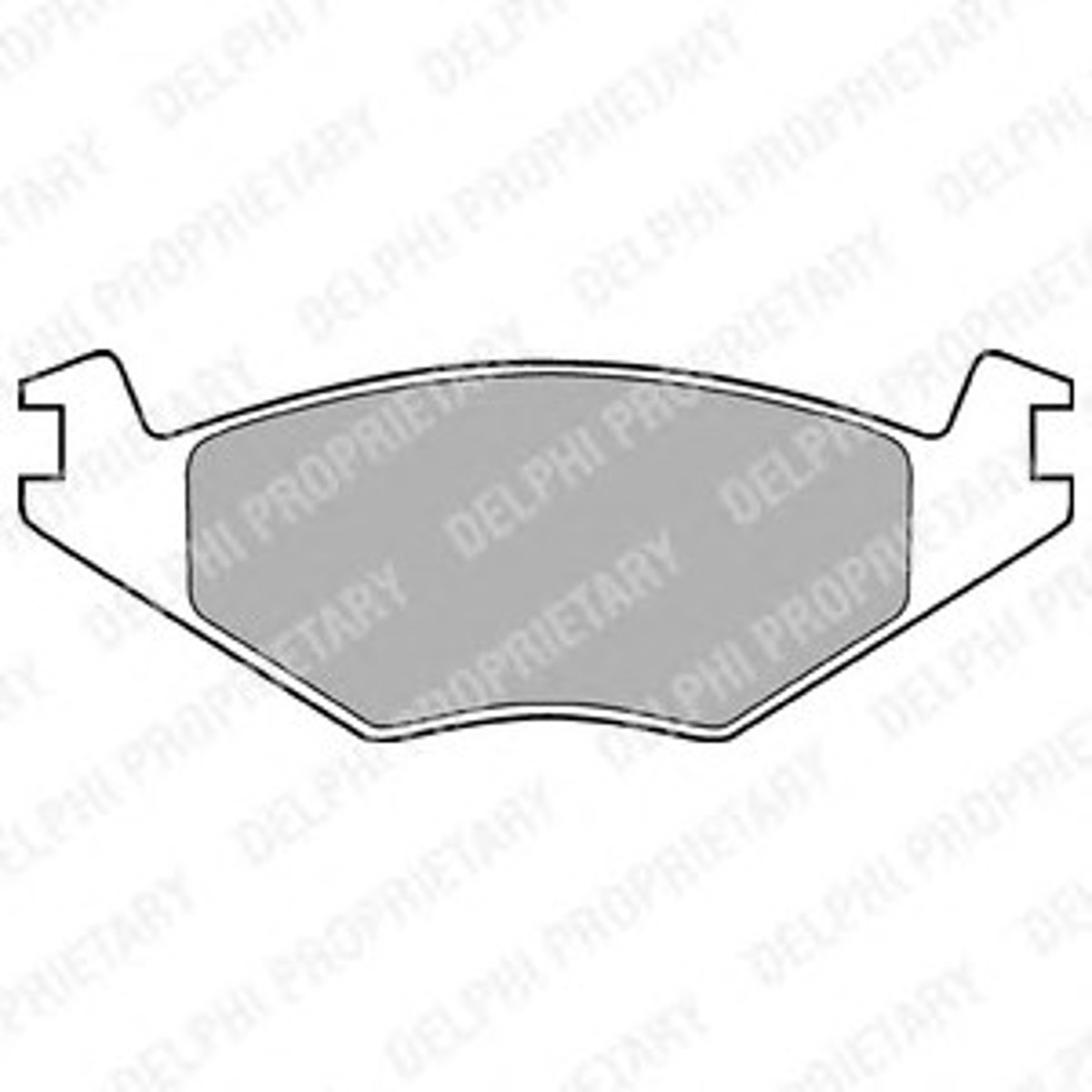 Колодки тормозные дисковые DELPHI LP760