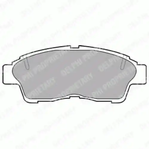 Тормозные колодки DELPHI LP789