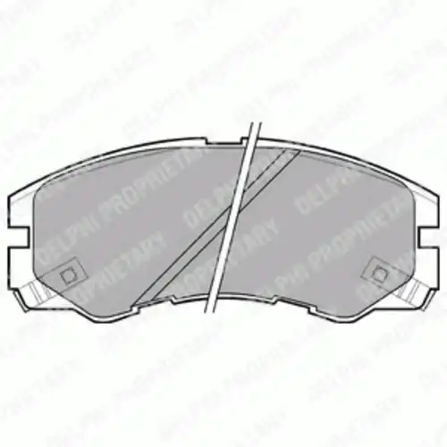 Тормозные колодки DELPHI LP964