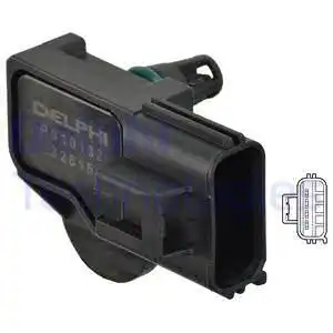 Датчик давления наддува во впускном коллекторе DELPHI PS10132