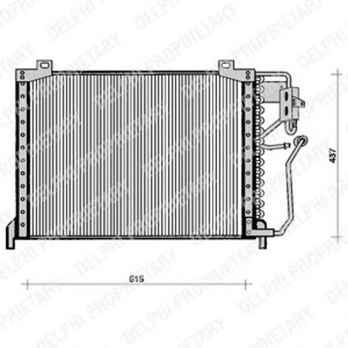 Конденсатор кондиционер DELPHI TSP0225064
